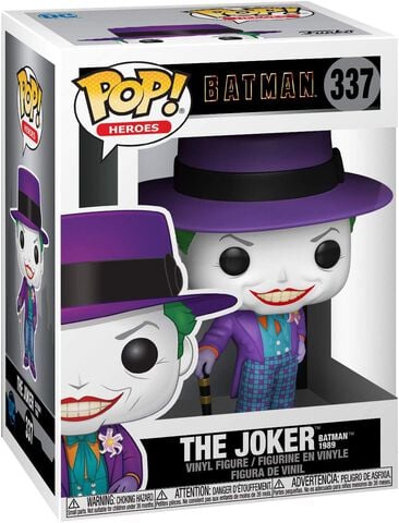 Figurine Funko Pop! N°337 - Batman 1989 - Joker Avec Chapeau (c)